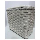 Antique Painted Wicker Hamper