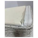 Antique Painted Wicker Hamper