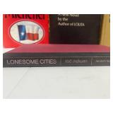 4 Books: Texas by Michener, Vladimir Nabokov Ada by Lolita, Engineers and Fireman's Examinations by Grahm and Lonesome Cities by McKuen