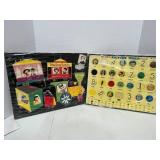 1953 and 1958 Whitman Publishing Cardboard Puzzles