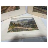 6 Unframed Numbered Prints 19' X 14'