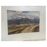 6 Unframed Numbered Prints 19' X 14'