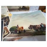 Set of 13 , 1948 Minneapolis Moline Power Implement Co Prints Great Condition 10' X 13'