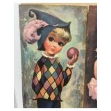 Two Vintage Unframed 1965 Big Eye Goji Prints 6' X 15'