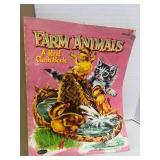 1967 Tractor Supply Blue Book, 1917 College Accounting Workbook, 1959 Real Cloth Farm Animals Book