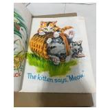 1967 Tractor Supply Blue Book, 1917 College Accounting Workbook, 1959 Real Cloth Farm Animals Book