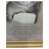 Vintage Princess Diana Goodbye England's Rose Framed Poster 24 ' X 19'
