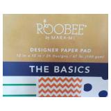 Roobee 50 Sheets Designer Paper Pad...