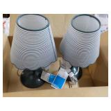2 Table Lamps 12' High...
