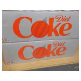 2 Diet Coke 12 packs...