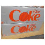 2 Diet Coke 12 packs...