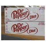 2 Diet Dr Pepper 12 packs...