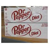 2 Diet Dr Pepper 12 packs...