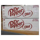 2 Diet Dr Pepper 12 packs...