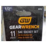 Gear Wrench 11 pc SAE Socket Set...