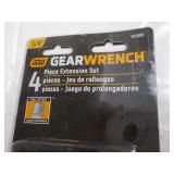 Gear Wrench 4 pc 3/8' Extension Set...