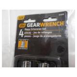 Gear Wrench 4 pc 3/8' Extension Set...