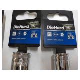 DieHard 3 sizes 6 total Deep Socket...