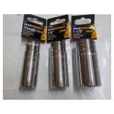 3 sizes Deep Sockets...