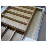 2 Tier Wood Flatware Organizer...