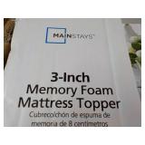 Mainstays King Size Memory Foam Mat...