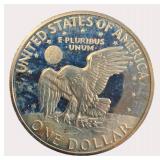 1972-S Eisenhower Silver Proof Dollar – 40% Silver