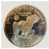 Stunning 1972-S Eisenhower Silver Proof Dollar – 40% Silver