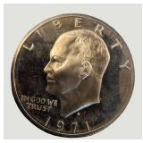 Stunning 1972-S Eisenhower Silver Proof Dollar – 40% Silver