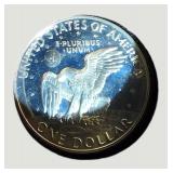 1972-S Eisenhower Proof Dollar – 40% Silver