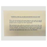 1971-S Blue Ike Silver Dollar 40% Silver Original Mint Package