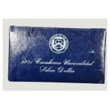 1971-S Eisenhower 40% Silver Dollar Uncirculated U.S. Mint Set