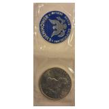 1971-S Eisenhower 40% Silver Dollar Uncirculated U.S. Mint Set