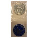 1971-S Eisenhower 40% Silver Dollar Uncirculated U.S. Mint Set