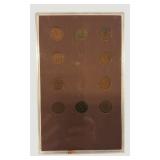 Historic Indian Head Penny Display – 10 Genuine Coins Included