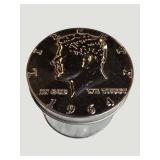 August Steiner Kennedy Coin Face Watch – New in Gift Tin