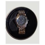 August Steiner Kennedy Coin Face Watch – New in Gift Tin