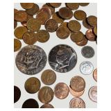 Estate Coin Collection Lot – Canadian & U.S. Coins – Eisenhower Dollars, Vintage Pennies & More
