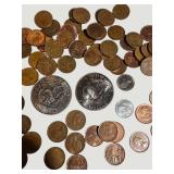 Estate Coin Collection Lot – Canadian & U.S. Coins – Eisenhower Dollars, Vintage Pennies & More