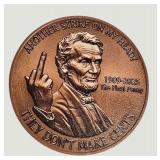 Funny Lincoln 'The Final Penny' Token – 1909-2025 Novelty Coin – Collectible Conversation Piece