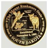 South Dakota Mount Rushmore State Commemorative Medal Token – 1889