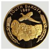 South Dakota Mount Rushmore State Commemorative Medal Token – 1889