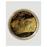 North Dakota Statehood Medal 1889 – Bison & Nokota Horse Design