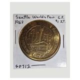 1962 Seattle World's Fair Century 21 Exposition Commemorative Medal