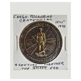 Fargo-Moorhead Centennial 1875–1975 Commemorative Medal Token