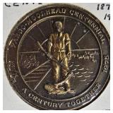 Fargo-Moorhead Centennial 1875–1975 Commemorative Medal Token