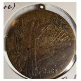 1918 World War I Peace Medal Pendant – WWI Commemorative Medal