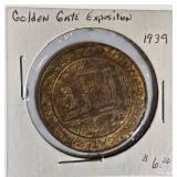 1939 Golden Gate International Exposition Treasure Island Souvenir Medal