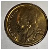 Vintage World Coin Collection Lot of 7 – Great Britain, Australia, Ireland, UAE, Greece, Jordan & Barbados