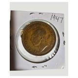 Vintage World Coin Collection (1918–1973) – Great Britain, India, Barbados & More