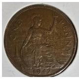 Vintage World Coin Collection (1918–1973) – Great Britain, India, Barbados & More